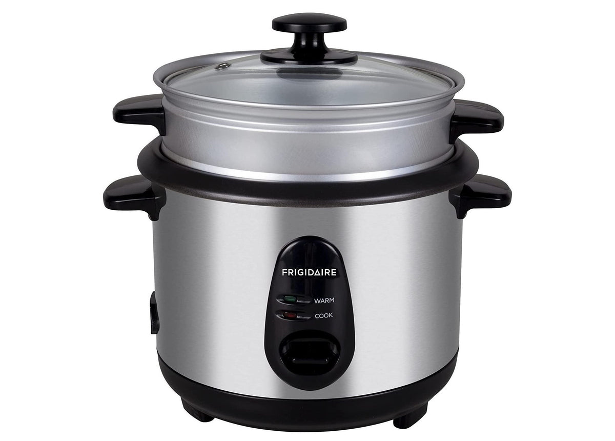 220 Volts Frigidaire 1L Stainless Steel Rice Cooker w/Separate Steamer