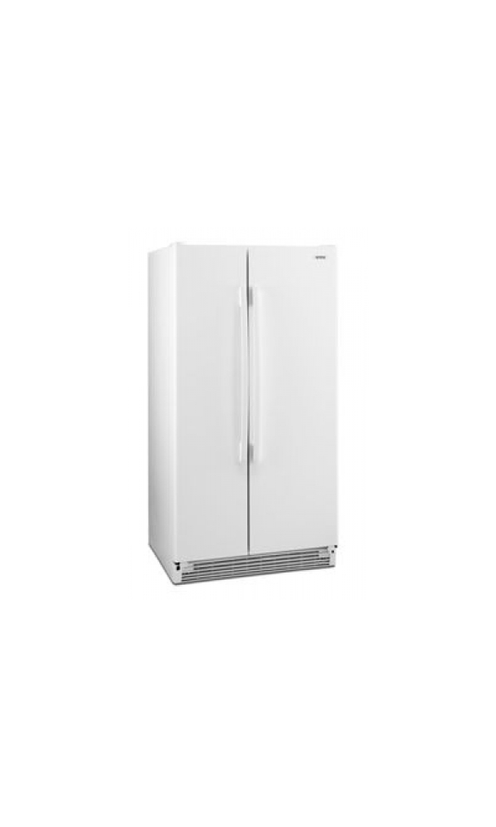 220 Volts Whirlpool 26 cu.ft. Side by Side Refrigerator White 5ED5FHKXVQ