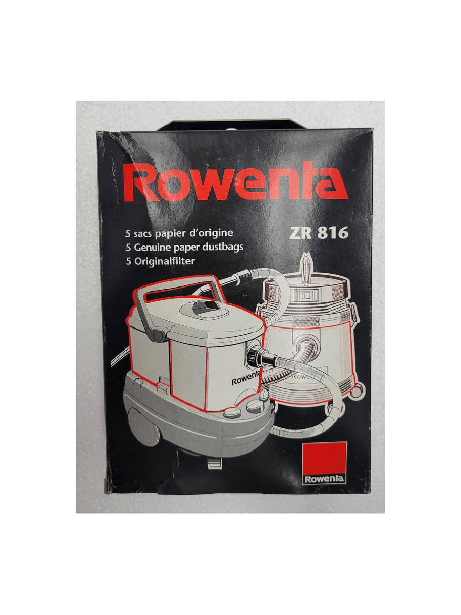 NEW Genuine Rowenta Vacuum Bags 5 Pack for Rowenta Canister Vacuums ZR ...