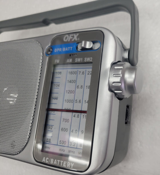 QFX 220 Volts AM/FM Shortwave Radio Retro Collection R-24