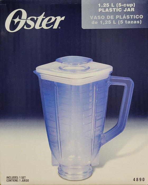 Oster Replacement Plastic Jar with Lid for Blender 4890