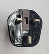 Schuko Adapter Plug, British Pin w/Built In Fuse