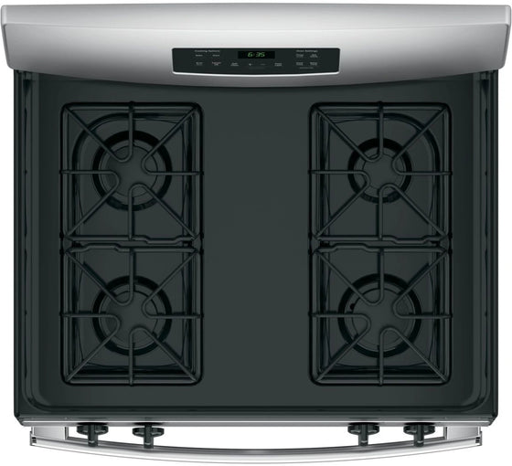 GE 30" Freestanding Stainless Steel Self Clean Gas Range 4 Burners 5.0 cu.ft. JGB635REKSS