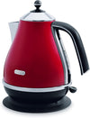 DeLonghi Icona Collection 1.7L Cordless 220 Volt Electric Hot Water Kettle 2000 Watts KBO2001