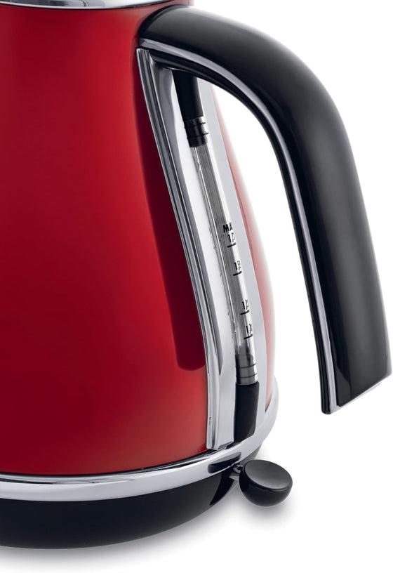 DeLonghi Icona Collection 1.7L Cordless 220 Volt Electric Hot Water Kettle 2000 Watts KBO2001