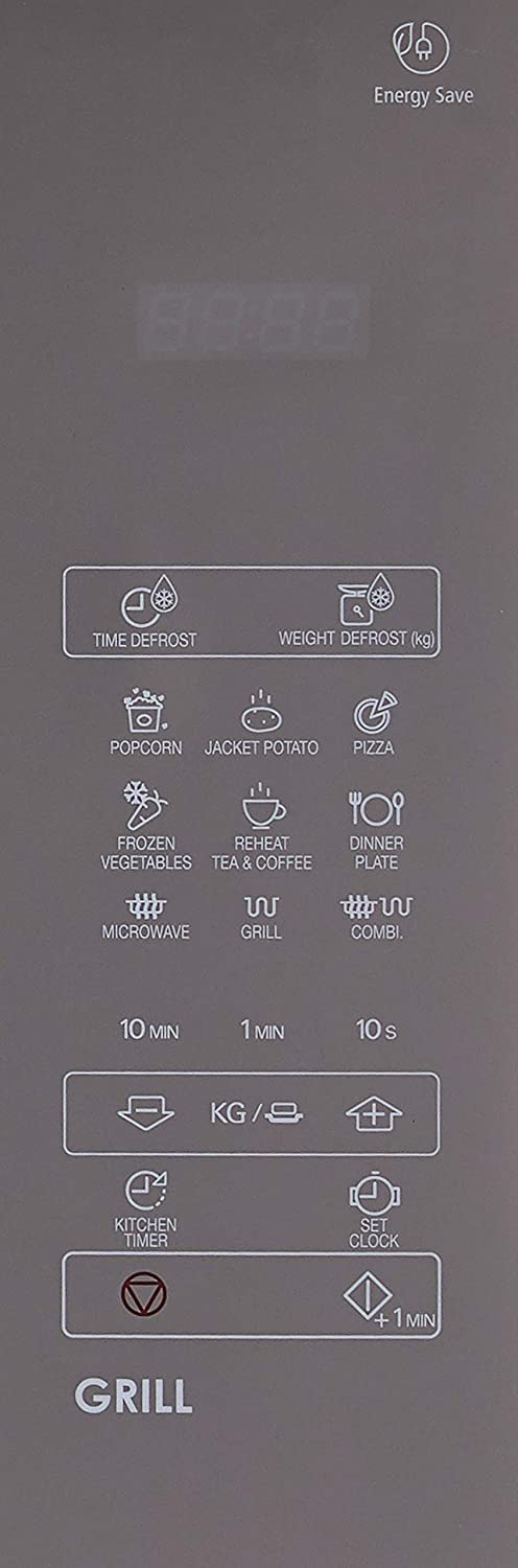 Sharp .9 cu.ft. (25L) Microwave Oven w/Grill 1000 Watts Top Handle R-72EO Silver