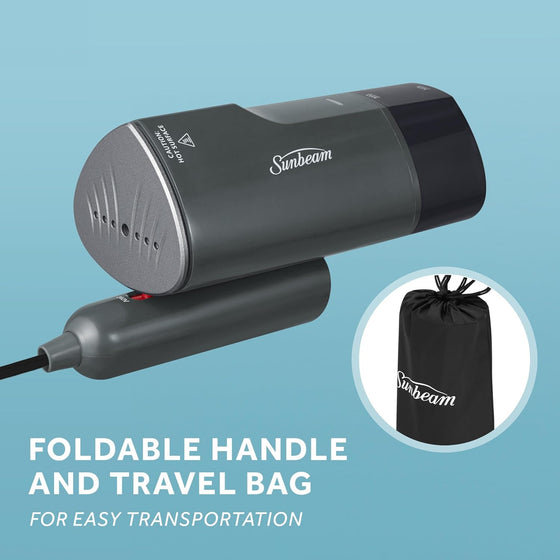 Sunbeam Handheld Travel Steamer w/Brush 1520 Watts 32610081