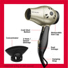 Revlon Ionic Folding Travel Hair Dryer w/Air Concentrator 1875 Watts RVDR5005
