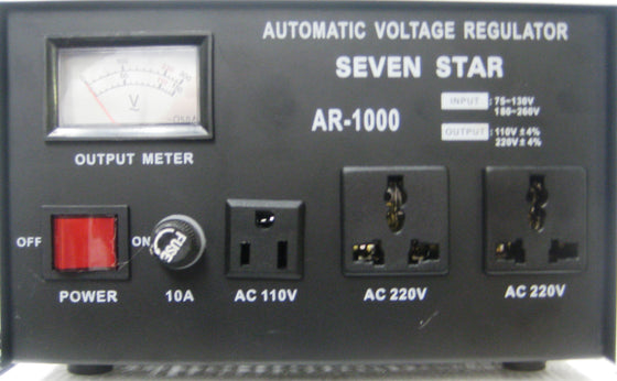 Seven Star Auto-Regulator 1000 Watt Transformer AR-1000