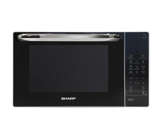 Sharp .7 cu.ft. (20L) Microwave Oven w/Grill 1270 Watts R-62EO Silver