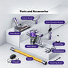 Powerpac All-In-One Handheld Stick Rechargeable Cordless Vacuum HEPA Filter Motorized Roller PPV3900