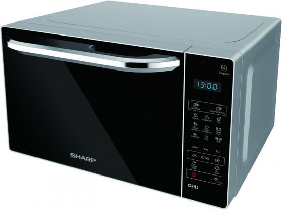 Sharp .7 cu.ft. (20L) Microwave Oven w/Grill 1270 Watts R-62EO Silver