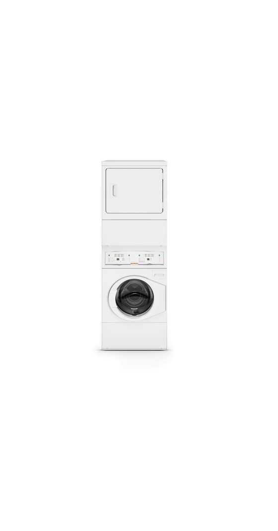 Speed Queen 27" Commercial Grade Front Load Washer/Electric Dryer Laundry Center LTEE5ASP303ZW01