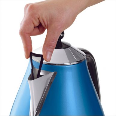 DeLonghi Icona Collection 1.7L Cordless 220 Volt Electric Hot Water Kettle 2000 Watts KBO2001