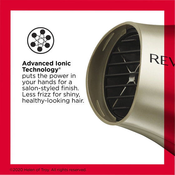 Revlon Ionic Folding Travel Hair Dryer w/Air Concentrator 1875 Watts RVDR5005