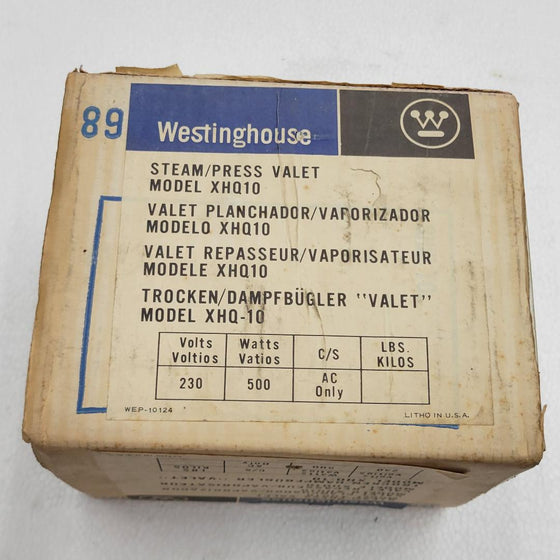 220V Vintage Westinghouse Steam/Press Valet Iron XHQ10