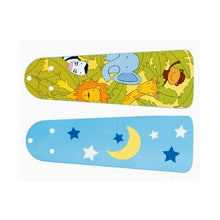  Hunter Mix+Match Reversible Kids Ceiling Fan Blades 23993 Jungle/Moon & Stars
