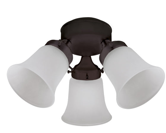 Hunter 3 Light Flush Mount Fitter Light Kit 24310 / 24316 / 24318 / 24319