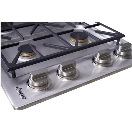 Dacor 30" Stainless Steel Gas Cooktop 4 Burners HDCT304GS-LP