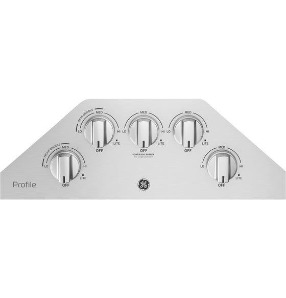 GE 30" Stainless Steel Gas Cooktop 5 Burners 18,000 BTU PowerBoil Burner PGP7030SLSS