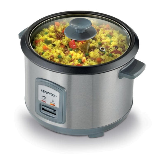220 Volts Kenwood 2.8L Stainless Steel Rice Cooker w/Steamer Tray RCM71