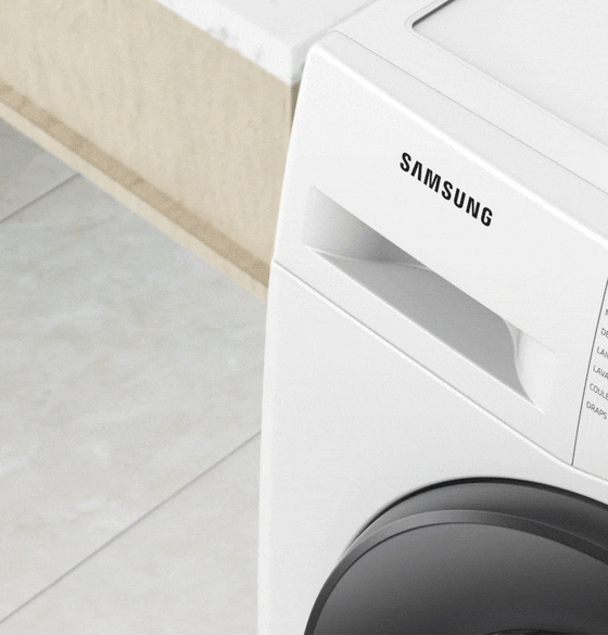 Samsung 24" Front Load Euro Washer w/Stainless Steel Drum 8kg WW80TAO46AX