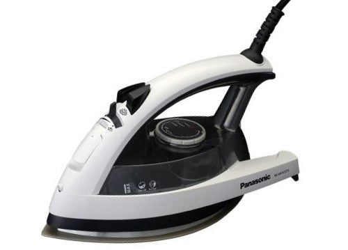 Panasonic 2-Pointed Curved Titanium Soleplate Steam Iron Self Clean 1850 Watts NI-W410TS