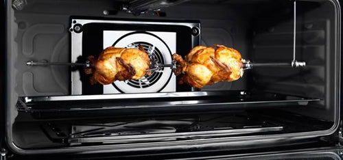 Frigidaire 36" Freestanding Stainless Steel Gas Range w/Rotisserie and Glass Cover 5 Burners 4.1 cu.ft. FNGE90JGRSO