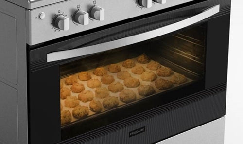 Frigidaire 36" Freestanding Stainless Steel Gas Range w/Rotisserie and Glass Cover 5 Burners 4.1 cu.ft. FNGE90JGRSO