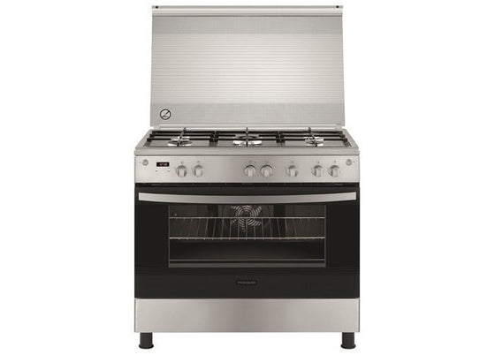 Frigidaire 36" Freestanding Stainless Steel Gas Range w/Rotisserie and Glass Cover 5 Burners 4.1 cu.ft. FNGE90JGRSO