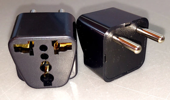 Universal Adapter Plug, Round Pin