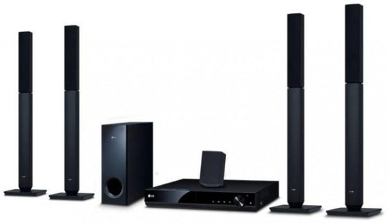 LG Region-Free DVD Home Theater Tower System 1000 Watts LHD657