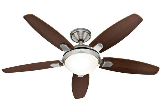 Hunter Contempo 52" Ceiling Fan w/Built-In Light 5 Blades 50612 / 50613