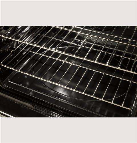 GE 30" Freestanding Stainless Steel with Self Clean/Steam Clean/Air Fry & Convection Gas Range 5 Burners 5.0 cu.ft. JGB735SPSS