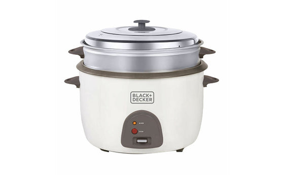 220 Volts Black+Decker 4.5L Rice Cooker w/Separate Steamer Tray RC4500
