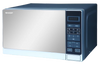 Sharp .7 cu.ft. (20L) Microwave Oven Mirrored Door 800 Watts R20MTS Silver