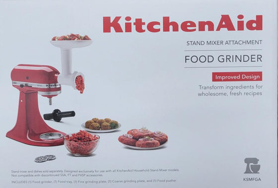 KitchenAid Food Grinder Accessory Attachment KSMFGA