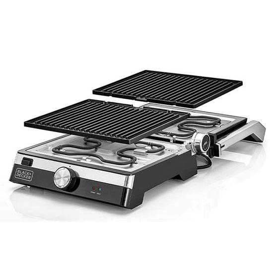 220 Volts Black+Decker Variable Temperature Control 180° Grill/BBQ Stainless Steel 2000 Watts CG2000