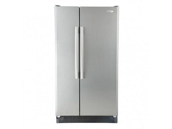 220 Volts Whirlpool 23 cu.ft. Side by Side Refrigerator Stainless Steel 6ED2FHKXVA
